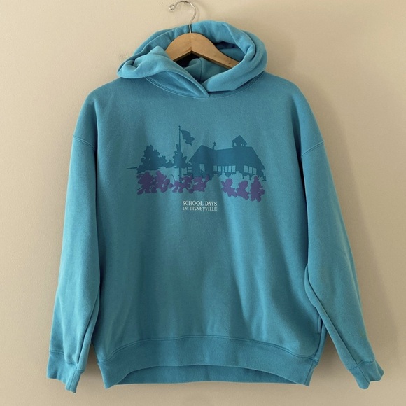 UNIQLO UT Disney School Days in Disneyville Hoodie Size L - Picture 1 of 12